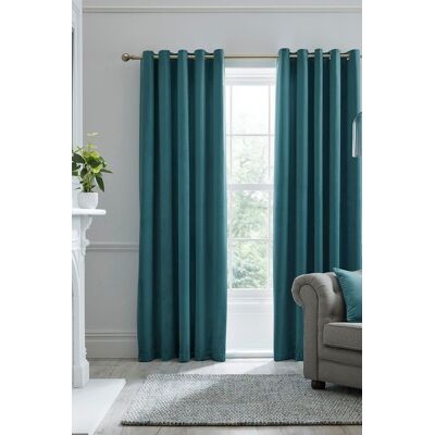 Laurence Llewelyn-Bowen Montrose Velvet Eyelet Blackout Curtains - Curtain Laurence Llewelyn-Bowen Montrose Velvet Eyelet Blackout Curtains - Curtain