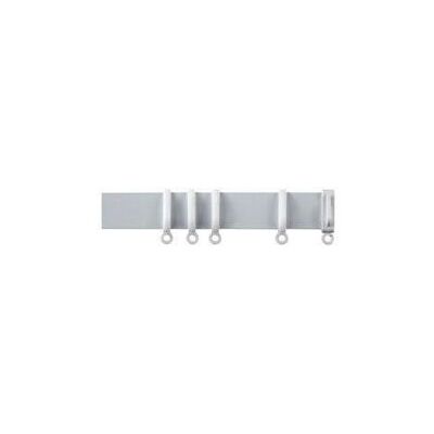 New Edge Blinds White Straight PVC Curtain Track Size: 130 cm White 130 cm New Edge Blinds White Straight PVC Curtain Track Size: 130 cm White 130 cm