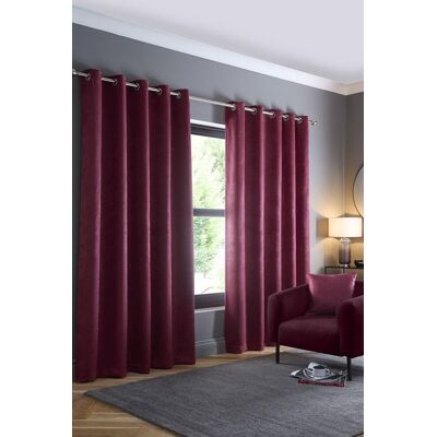 Fusion Model - Dim-out Wine Curtains Fusion Model - Dim-out Wine Curtains