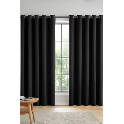 Catherine Lansfield Wilson Velvet Thermal Ready Made Eyelet Blackout Curtains - Curtains Catherine Lansfield Wilson Velvet Thermal Ready Made Eyelet Blackout Curtains - Curtains