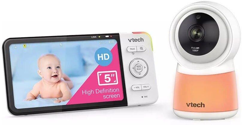 V-Tech 5 inch Smart HD Screen Wi-Fi Baby Video Monitor with Night Light