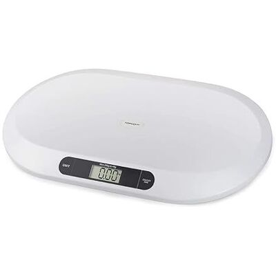 Marco Paul 20kg Electronic Baby Weighing Scales in White White Marco Paul 20kg Electronic Baby Weighing Scales in White White