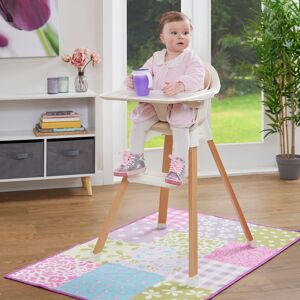 Liberty House Toys Kids High Chair - White & Beechwood White Liberty House Toys Kids High Chair - White & Beechwood White