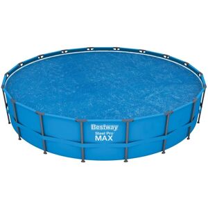 Bestway 18' Steel Frame Solar Pool Cover Swimming Pool Accessories in Blue Blue Bestway 18' Steel Frame Solar Pool Cover Swimming Pool Accessories in Blue Blue