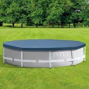 Intex Frame Pools Cover for 12ft Frame Pool in Blue Size: 2.5kg Blue 2.5kg Intex Frame Pools Cover for 12ft Frame Pool in Blue Size: 2.5kg Blue 2.5kg