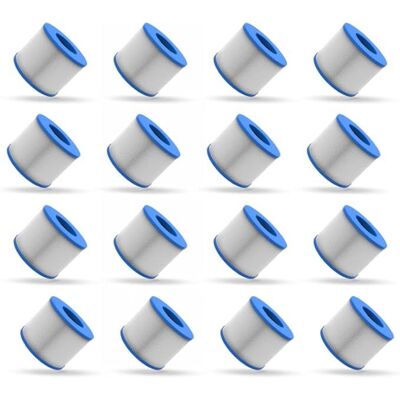 Wave Spas Wave Hot Tub Replacement Filters, Screw-On / Threaded - 16 Pack in Blue Size: XL Blue XL Wave Spas Wave Hot Tub Replacement Filters, Screw-On / Threaded - 16 Pack in Blue Size: XL Blue XL