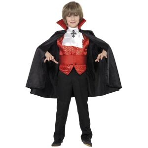 Smiffys Boy's Dracula Costume Set in Black Size: 7-9 Years Black 7-9 Years Smiffys Boy's Dracula Costume Set in Black Size: 7-9 Years Black 7-9 Years