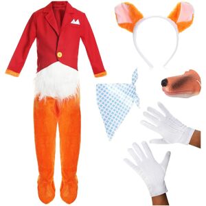 I Love Fancy Dress Men's Mr Fox Costume with Nose in Orange Size: XL Orange XL I Love Fancy Dress Men's Mr Fox Costume with Nose in Orange Size: XL Orange XL
