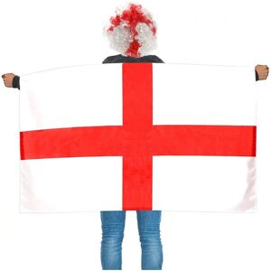 I Love Fancy Dress Red & White England Curly Wig & Flag Cape Size: 12 Pack Red 12 Pack I Love Fancy Dress Red & White England Curly Wig & Flag Cape Size: 12 Pack Red 12 Pack