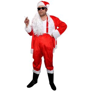 I Love Fancy Dress Men's Standard Bad Santa Costume in Red Size: 4XL Red 4XL I Love Fancy Dress Men's Standard Bad Santa Costume in Red Size: 4XL Red 4XL
