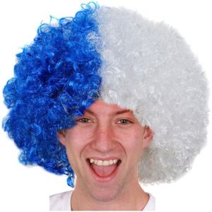 I Love Fancy Dress Blue & White Supporters Curly Wig Size: 24 Pack Blue 24 Pack I Love Fancy Dress Blue & White Supporters Curly Wig Size: 24 Pack Blue 24 Pack