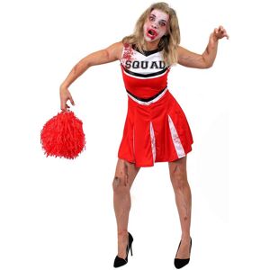 I Love Fancy Dress Women's Red Zombie Cheerleader Costume Size: Medium Red Medium I Love Fancy Dress Women's Red Zombie Cheerleader Costume Size: Medium Red Medium