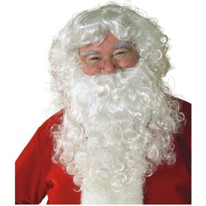 Shatchi Long White Deluxe Christmas Santa Claus Beard Set for Fancy Dress Costume Party Accessories One Size Fit All White One Size Shatchi Long White Deluxe Christmas Santa Claus Beard Set for Fancy Dress Costume Party Accessories One Size Fit All White One Size