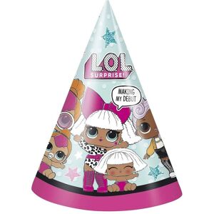 LOL Surprise Party Hats (Pack of 8) Multicolor LOL Surprise Party Hats (Pack of 8) Multicolor