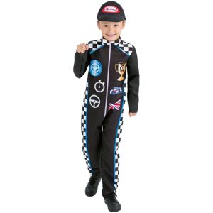 Smiffys Racing Driver Costume Set in Black Size: 10-12 Years Black 10-12 Years Smiffys Racing Driver Costume Set in Black Size: 10-12 Years Black 10-12 Years