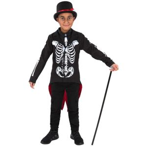 Smiffys Boy's Senor Skeleton Day Of The Dead Costume Set in Black Size: 10-12 Years Black 10-12 Years Smiffys Boy's Senor Skeleton Day Of The Dead Costume Set in Black Size: 10-12 Years Black 10-12 Years