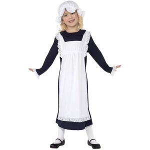 Smiffys Girl's Victorian Costume Set in White Size: 10-12 Years White 10-12 Years Smiffys Girl's Victorian Costume Set in White Size: 10-12 Years White 10-12 Years