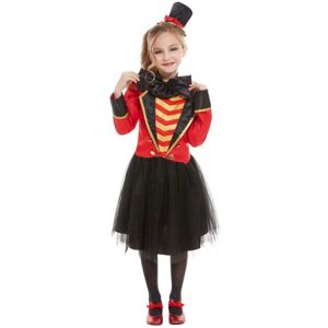 Smiffys Girl's Deluxe Ringmaster Costume Set in Red Size: 4-6 Years Red 4-6 Years Smiffys Girl's Deluxe Ringmaster Costume Set in Red Size: 4-6 Years Red 4-6 Years