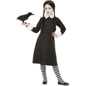 Smiffys Girl's Gothic School Costume Dress Set in Black Size: 4-6 Years Black 4-6 Years Smiffys Girl's Gothic School Costume Dress Set in Black Size: 4-6 Years Black 4-6 Years