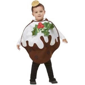 Smiffys Christmas Pudding Glitter Costume Set in Dark Brown Dark Brown One Size Smiffys Christmas Pudding Glitter Costume Set in Dark Brown Dark Brown One Size