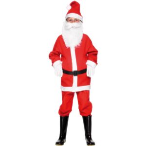 Smiffys Boy's Santa Costume Set in Red Size: 7-9 Years Red 7-9 Years Smiffys Boy's Santa Costume Set in Red Size: 7-9 Years Red 7-9 Years