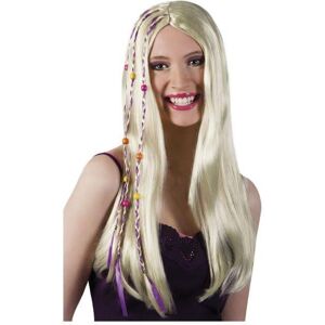 Boland Happy Person Adult Wig Blonde with Cute Braids Multicolor One Size Boland Happy Person Adult Wig Blonde with Cute Braids Multicolor One Size