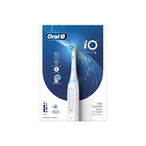 Oral B iO4 White Electric Rechargeable Toothbrush + Travel Case