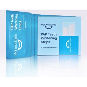 MySweetSmile PAP Teeth Whitening Strips - 21 Treatments in Clear Clear MySweetSmile PAP Teeth Whitening Strips - 21 Treatments in Clear Clear