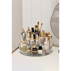Living and Home Rotating Round Multifunctional Storage Skincare Shelf Desktop Organizer in Clear Clear Living and Home Rotating Round Multifunctional Storage Skincare Shelf Desktop Organizer in Clear Clear