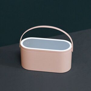 Leaper Creative Organizer Cosmetic Mirror Portable Handheld Makeup Case in Pink Pink Leaper Creative Organizer Cosmetic Mirror Portable Handheld Makeup Case in Pink Pink
