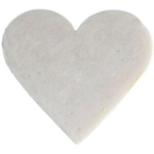KDMD Heart Guest Soap - Coconut - (Set of 10) in White White KDMD Heart Guest Soap - Coconut - (Set of 10) in White White