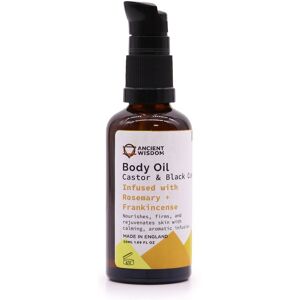 KDMD Body Oil 50ml - Rosemary & Frankincense in Black Black KDMD Body Oil 50ml - Rosemary & Frankincense in Black Black