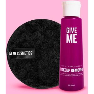 Give Me Makeup Remover Grapeseed Oil & Reusable Pad Duo in Purple Size: 100ml Purple 100ml Give Me Makeup Remover Grapeseed Oil & Reusable Pad Duo in Purple Size: 100ml Purple 100ml