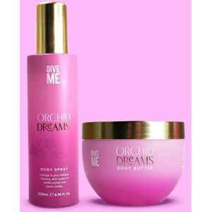 Give Me Body Spray & Body Butter Gift Set - Orchid Dreams in Pink Pink Give Me Body Spray & Body Butter Gift Set - Orchid Dreams in Pink Pink