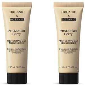 Organic & Botanic Women's Amazonian Berry Day Moisturiser 15ml x 2 Duo Pack in White White Organic & Botanic Women's Amazonian Berry Day Moisturiser 15ml x 2 Duo Pack in White White