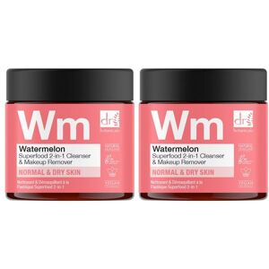 Dr. Botanicals Women's Watermelon Superfood 2-In-1 Cleanser & Makeup Remover 60ml x 2 Duo Pack in White White Dr. Botanicals Women's Watermelon Superfood 2-In-1 Cleanser & Makeup Remover 60ml x 2 Duo Pack in White White