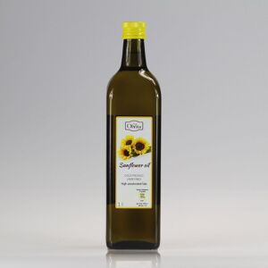 Ol'Vita Raw Cold Pressed Unrefined Sunflower oil 1000 ml in Yellow Size: 1000ml Yellow 1000ml Ol'Vita Raw Cold Pressed Unrefined Sunflower oil 1000 ml in Yellow Size: 1000ml Yellow 1000ml