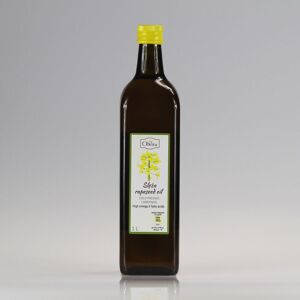 Ol'Vita Raw Cold Pressed Unrefined Rapeseed oil 1000 ml in Yellow Size: 1000ml Yellow 1000ml Ol'Vita Raw Cold Pressed Unrefined Rapeseed oil 1000 ml in Yellow Size: 1000ml Yellow 1000ml
