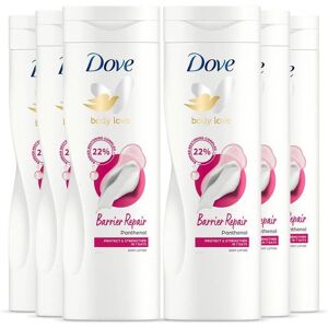 Dove Women's 'Body Lotion' Barrier Repair Panthenol, 6x400ml in White White Dove Women's 'Body Lotion' Barrier Repair Panthenol, 6x400ml in White White