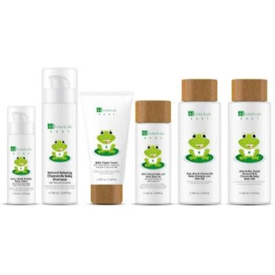 Dr. Botanicals Full Baby Collection Gift Set in White White Dr. Botanicals Full Baby Collection Gift Set in White White