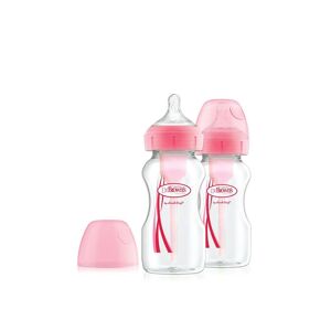 Dr Brown's Options+ 270ml Bottles 2 Pack Pink