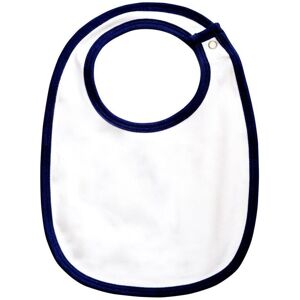 Babybugz Single Layer Bib in White White Babybugz Single Layer Bib in White White
