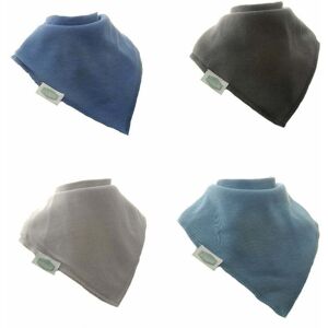 Ziggle Bandana Dribble Bibs Atlantic Pack of 4 in Blue Blue Ziggle Bandana Dribble Bibs Atlantic Pack of 4 in Blue Blue