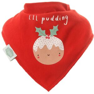 Ziggle Dribble Bib L'il Pudding Christmas Red Red Ziggle Dribble Bib L'il Pudding Christmas Red Red