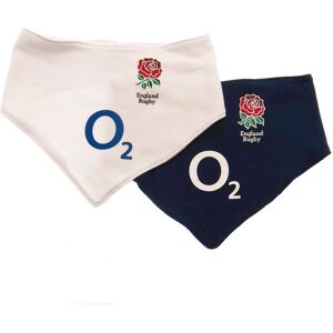 England RFU Crest Bib Pack of 2 in White White England RFU Crest Bib Pack of 2 in White White