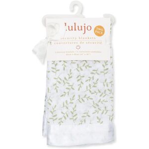Lulujo Muslin Security Comforter Blanket 2 pack - Greenery Multicolor Lulujo Muslin Security Comforter Blanket 2 pack - Greenery Multicolor