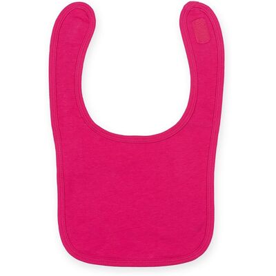 Larkwood Plain & Contrast Bib in Fuchsia Fuchsia Larkwood Plain & Contrast Bib in Fuchsia Fuchsia