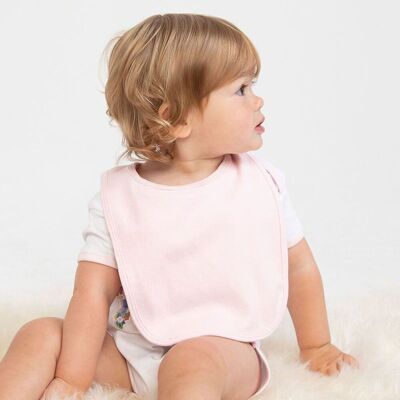 Larkwood Plain & Contrast Bib in Pale Blue Pale Blue Larkwood Plain & Contrast Bib in Pale Blue Pale Blue