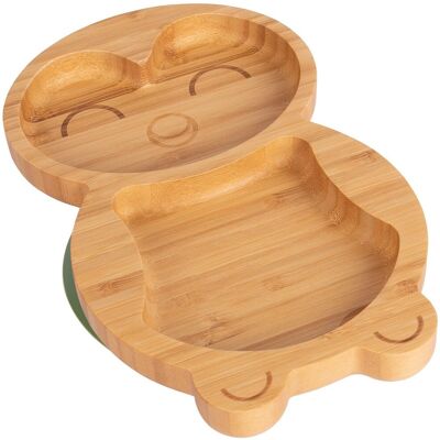 Unknown - Tiny Dining - Olive - Penguin - Suction Plate Unknown - Tiny Dining - Olive - Penguin - Suction Plate