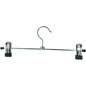VOGREX 40PCS Strong Metal Clips Hangers Chrome Clothes Coat Trouser Skirt Rack in Silver Size: 28 cm Silver 28 cm VOGREX 40PCS Strong Metal Clips Hangers Chrome Clothes Coat Trouser Skirt Rack in Silver Size: 28 cm Silver 28 cm